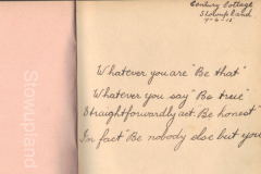 hand-written autograph
