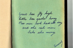 hand-written autograph