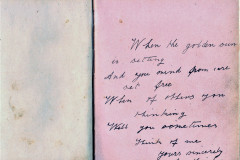 hand-written autograph