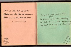 hand-written autograph
