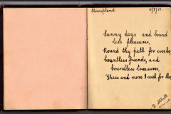 hand-written autograph