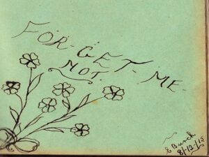 forget-me-not autograph