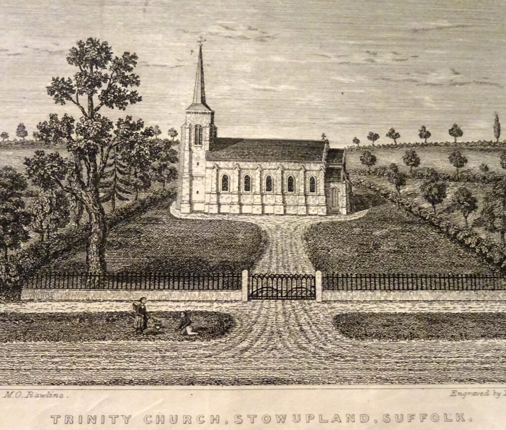 early image of stowupland Holy trinity church