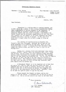 printed letter