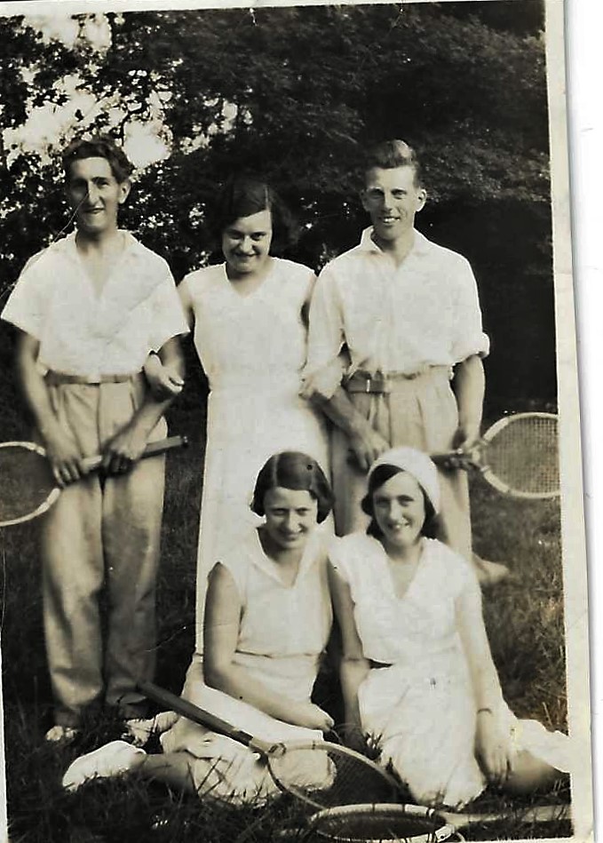5 tennis players from the 1920s