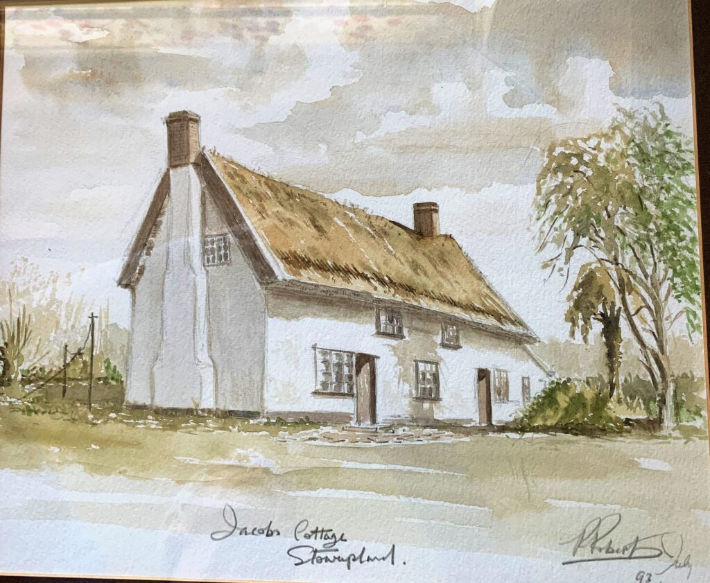sketch of a house