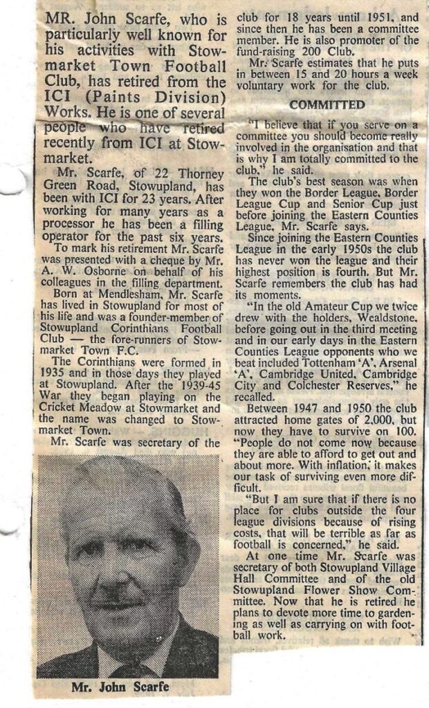 press cutting