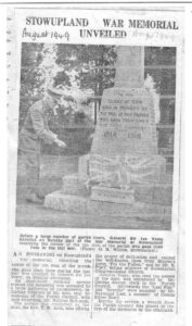 press cutting