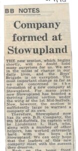 press cutting