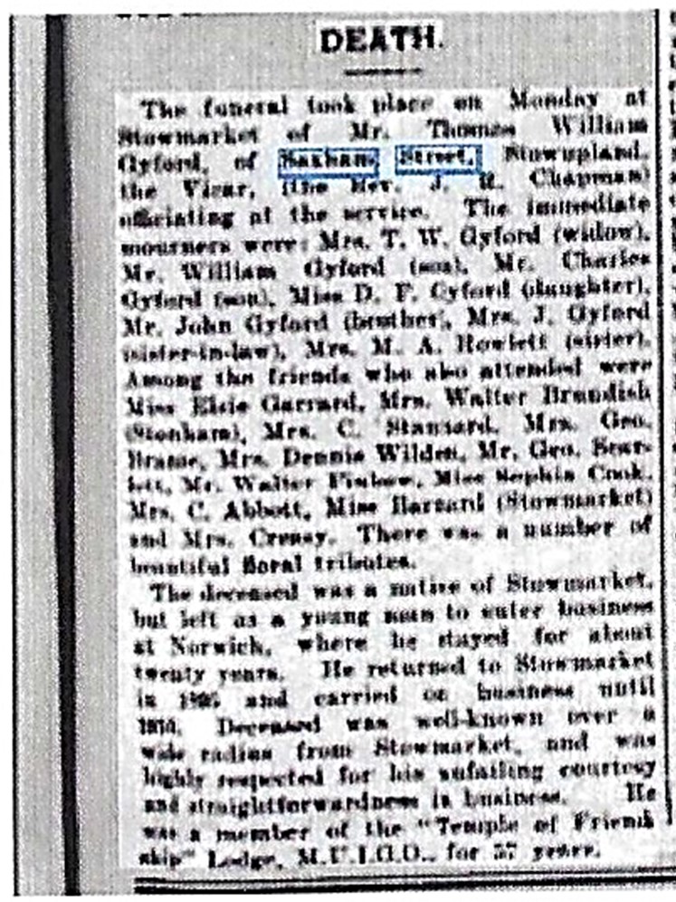 press cutting