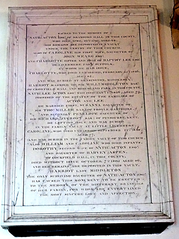 photo of memorial plaque