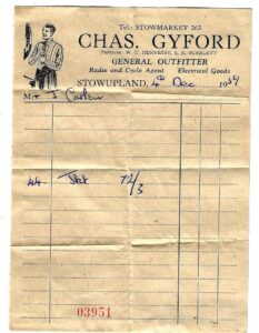 1959 invoice