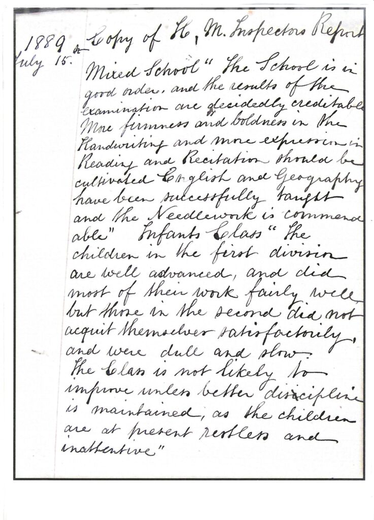 hand written document