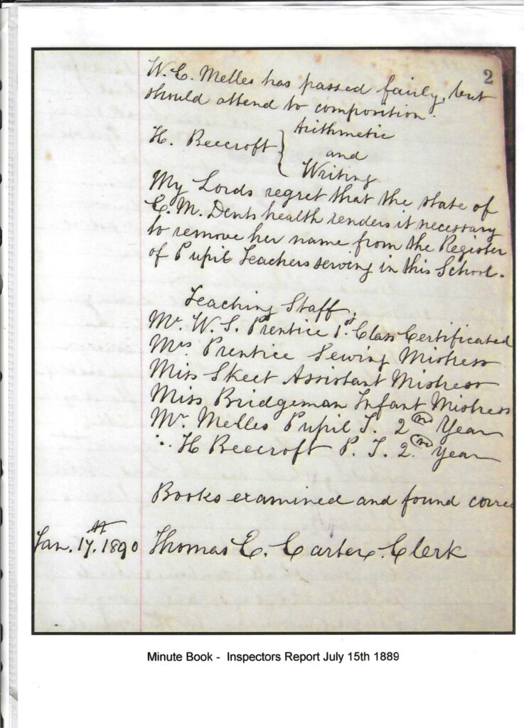 hand written document