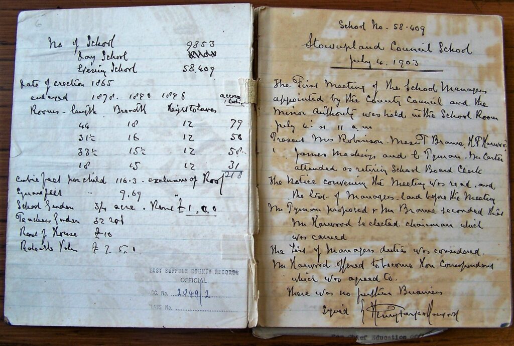 hand written documents