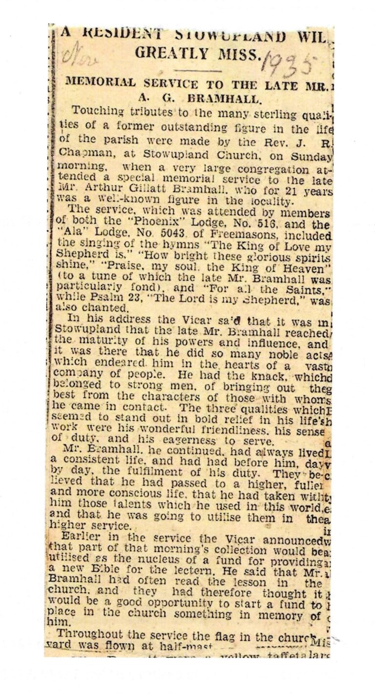 press cutting
