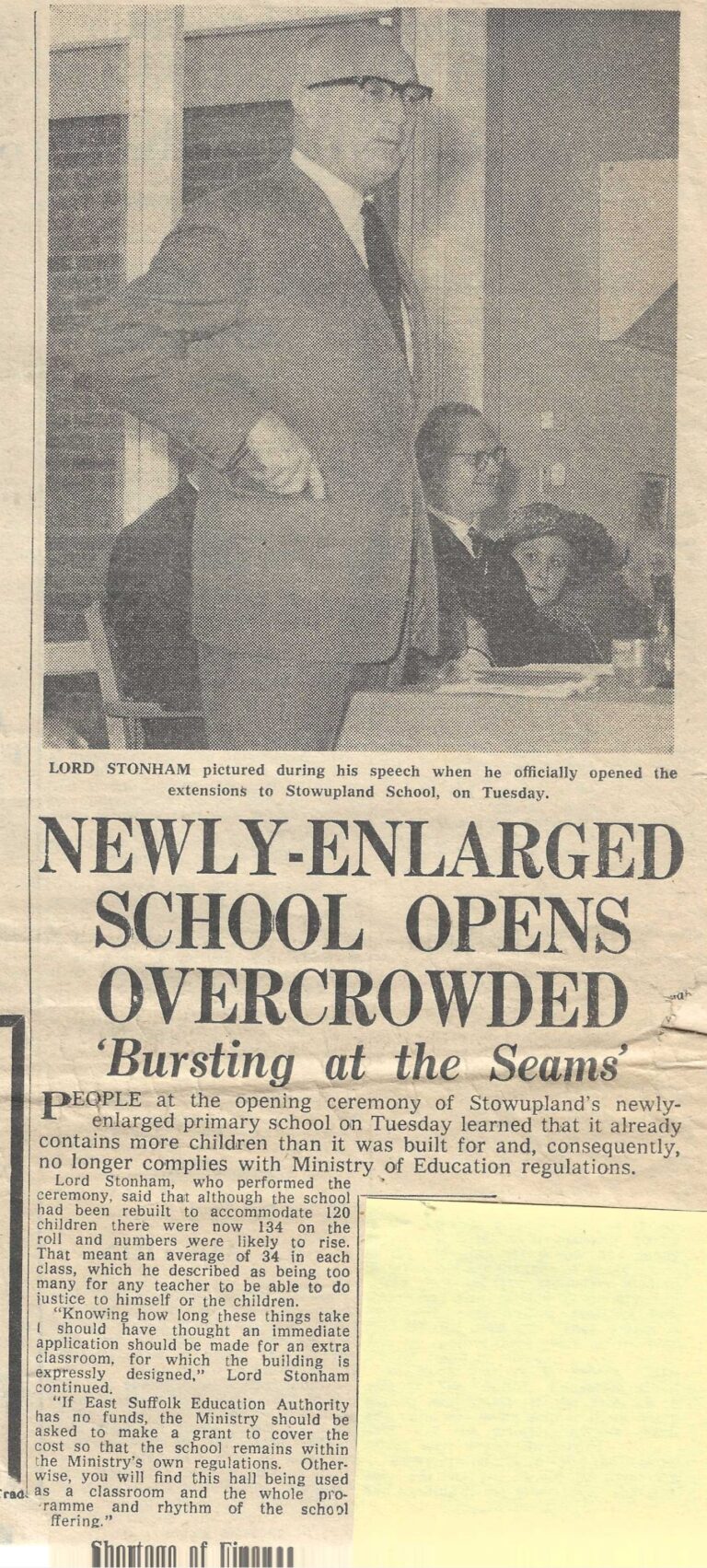 press cutting