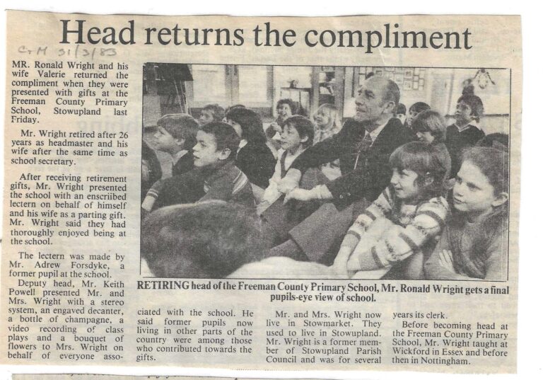 press cutting