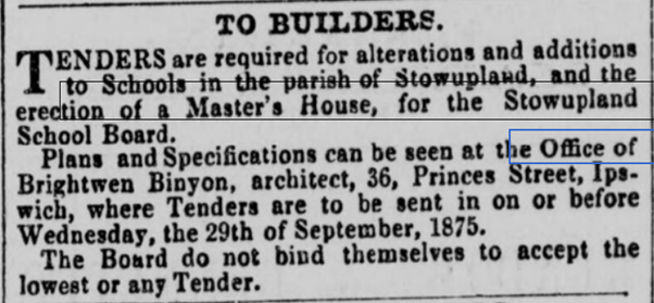 newspaper advert