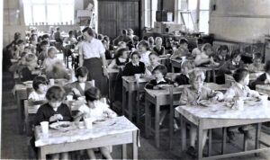 photo of children at their desks