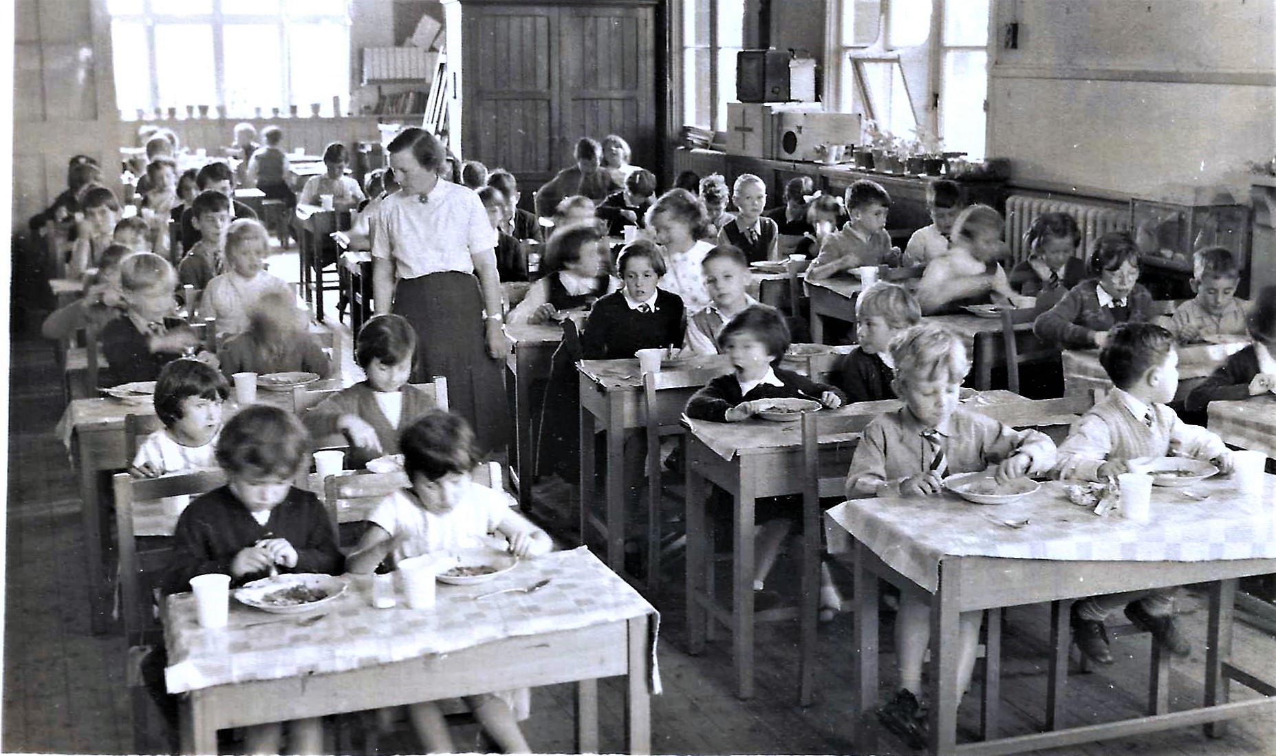 photo of children at their desks
