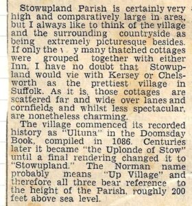 press cutting