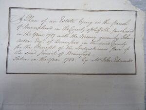 hand written note