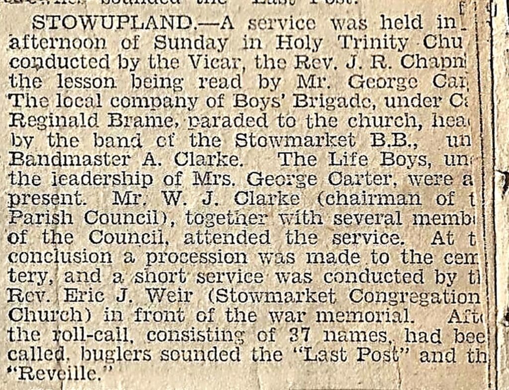 newspaper cutting