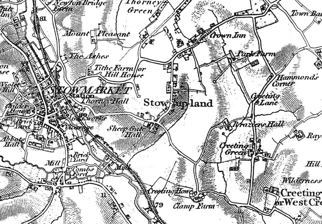 black and white map