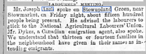 press cutting
