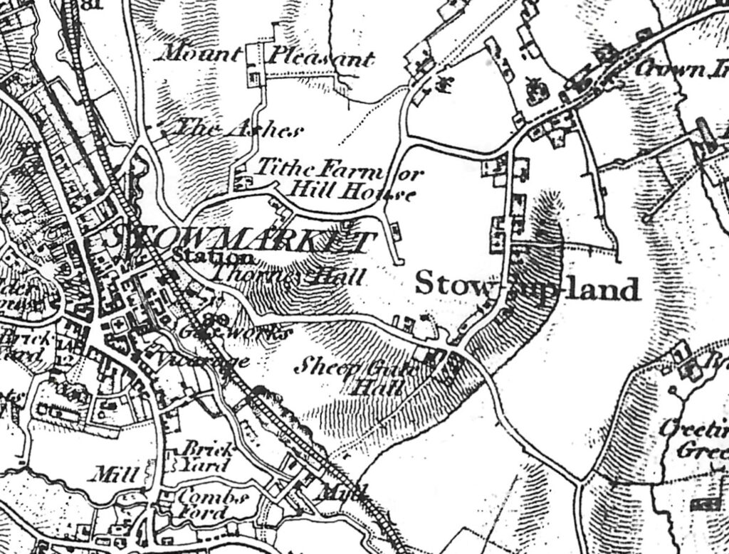 black and white map