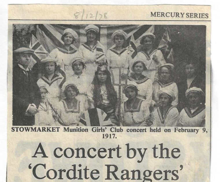 A group of ladies from 1917