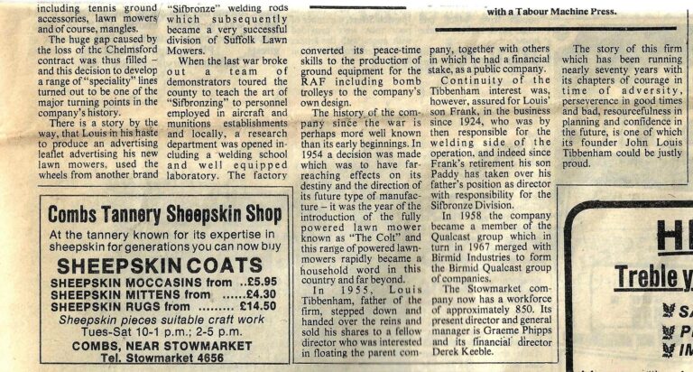press cutting