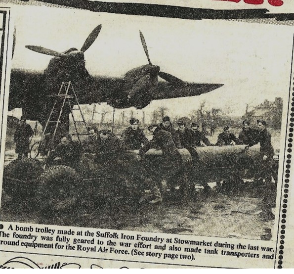 press photogarph of a WW2 plane