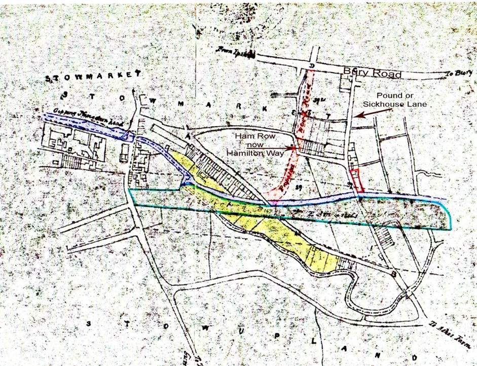 sketched map