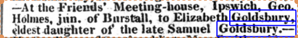 1831 wedding announcement