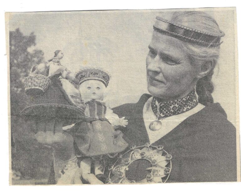 lady with dolls