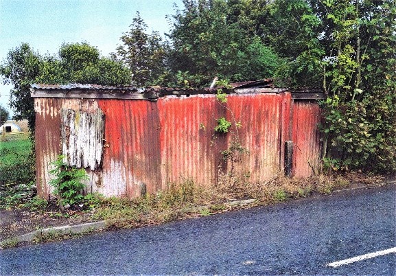 old corrugated shed