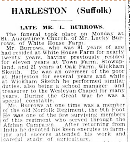 1939 funeral report