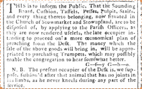 1795 disposal of church property