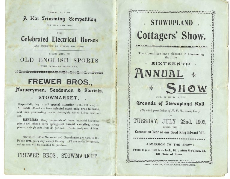 Programme cover for Annual Show