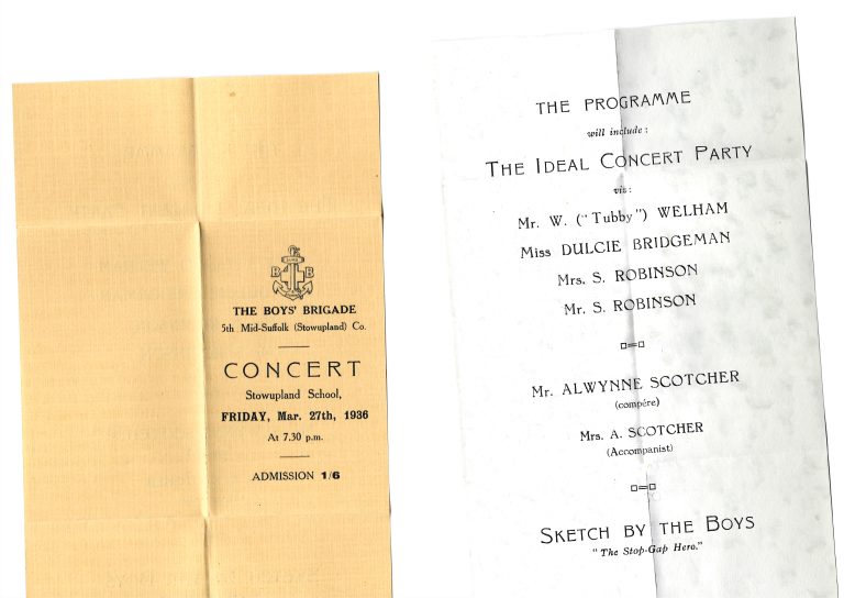 1936 tickets for concert