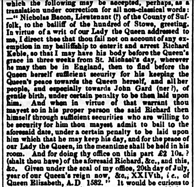 Continuation of the 1859 press report