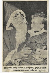1968 Father Christmas and child