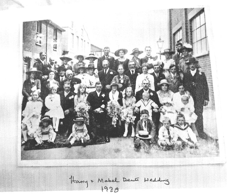 1920 family wedding party