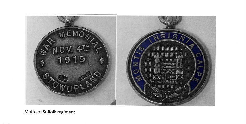 image of WW1 medallion