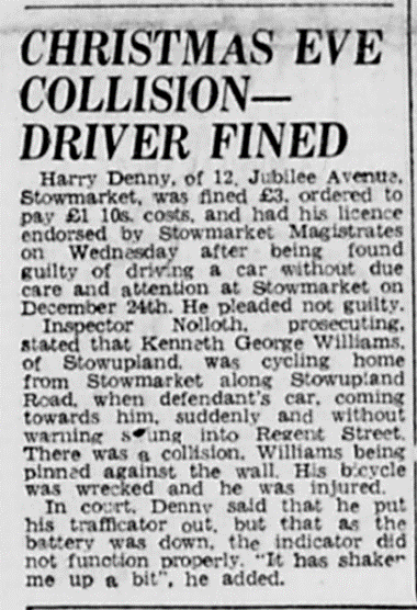 report on car accident