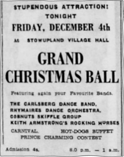 advert for christmas ball